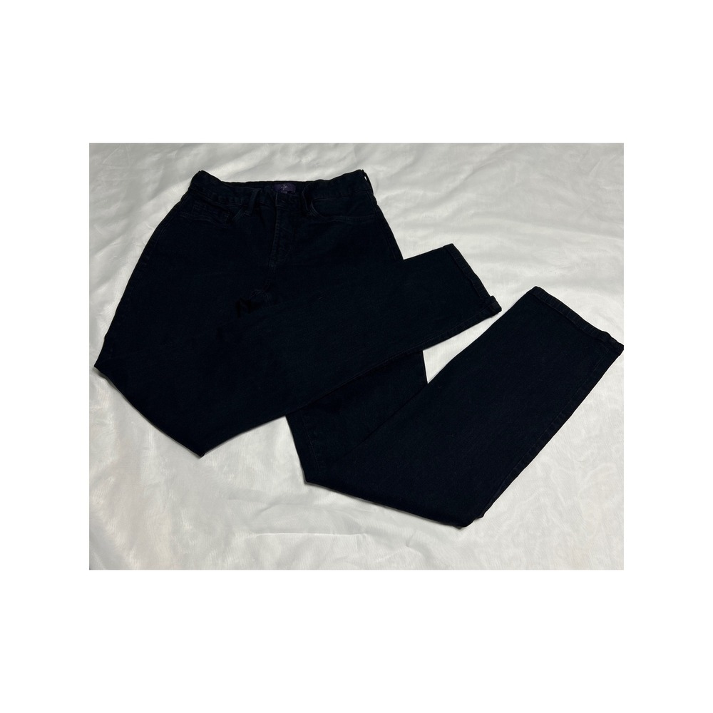 NYDJ Black Skinny Jeans Women's Size 2 Premium Quality Made in USA